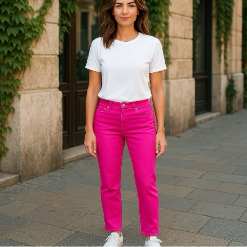 J. Crew Fuchsia Skinny Jeans for Women